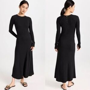 Rag & Bone ‘Echo’ Black Long Sleeve Dress